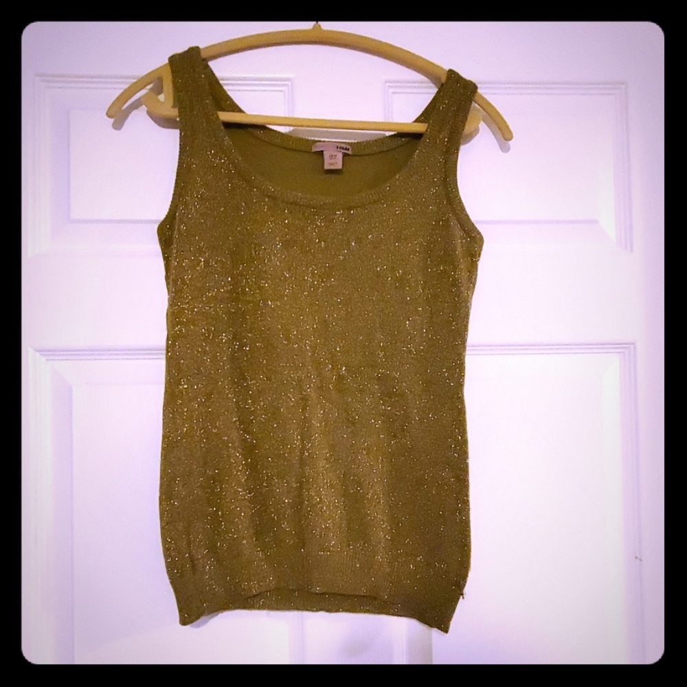 Vintage Y2k Sparkly knit tank
